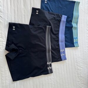 Under Armour Women's Athletic Shorts - Black, Blue, Green